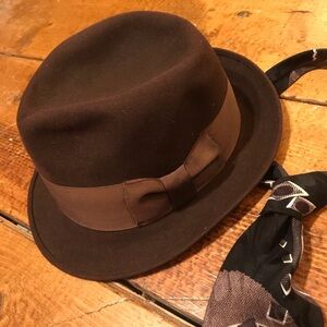 Felt Stetson Fedora with Ribbon Band
